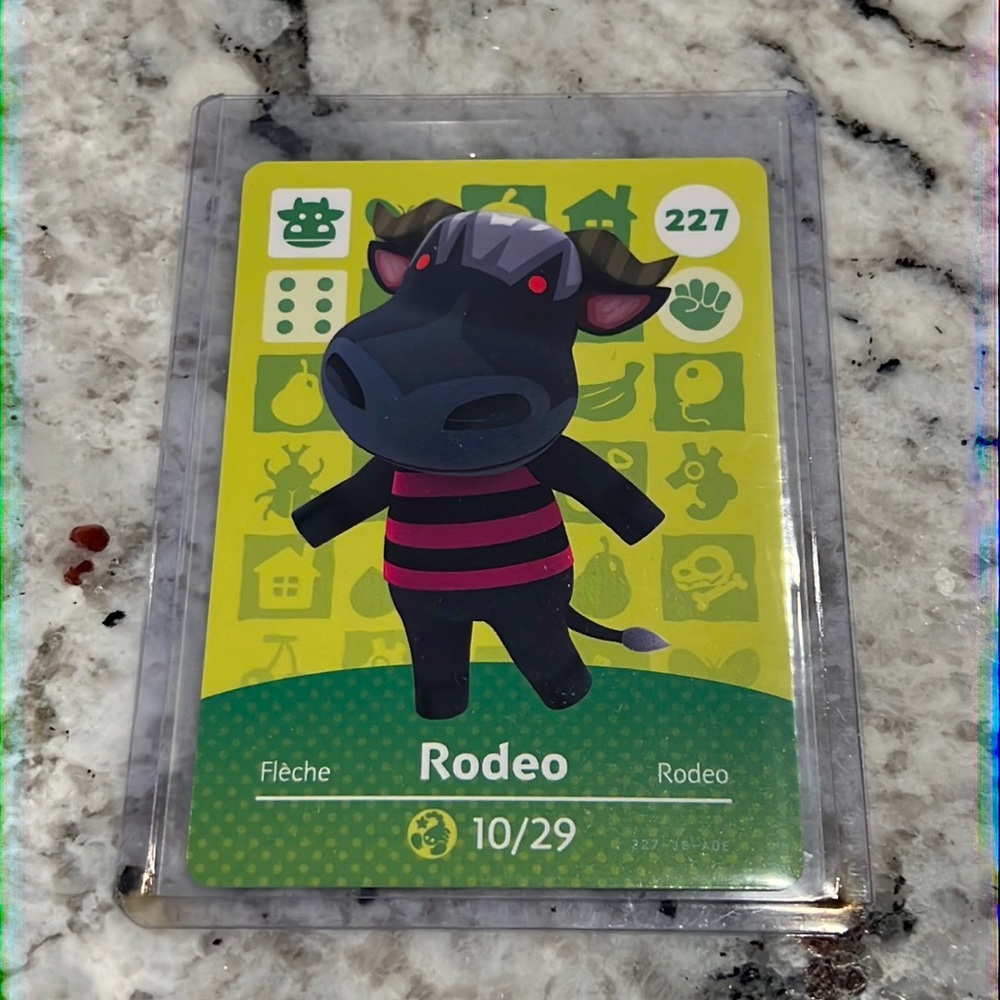 Animal Crossing - Rodeo Amiibo card
